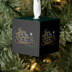 Kerstmis Jezus is de reden voor het seizoen Decoratie