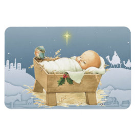 Kerstmis: Jezus Nativiteit 4 x 6 magneet