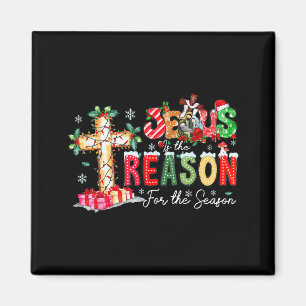 Kerstmis Jezus Reden Seizoen Xmas Christelijke Man Magneet