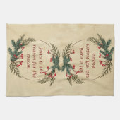 Kerstmis Jezus Reden voor het Seizoen Theedoek (Horizontaal)