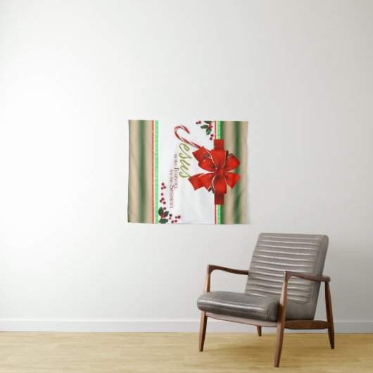 Kerstmis Jezus Wandkleed (In Situ (horizontaal))