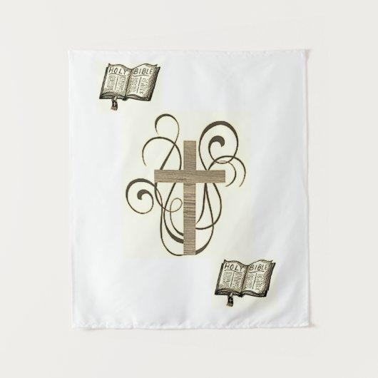 Kerstmis Jezus Wandkleed (Voorkant)