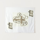 Kerstmis Jezus Wandkleed (Voorkant (horizontaal))