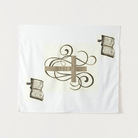 Kerstmis Jezus Wandkleed (Voorkant (horizontaal))