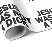 Kerstmis Jezus was geen grappige humor Cadeaupapier (Rol Hoek)