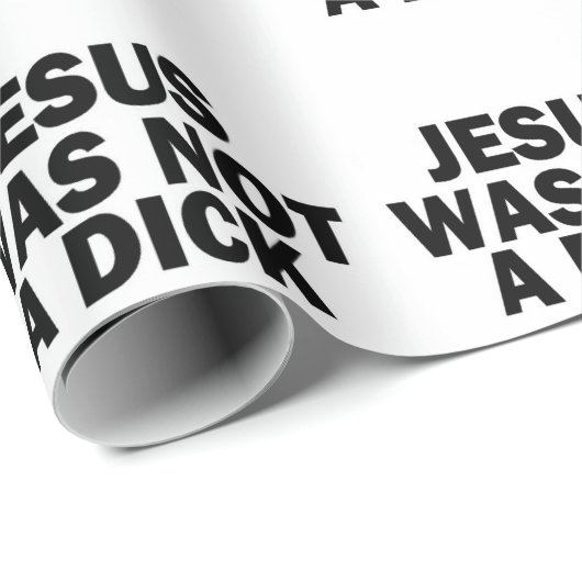 Kerstmis Jezus was geen grappige humor Cadeaupapier (Rol Hoek)