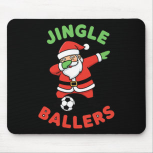 Kerstmis Jingle Byllers Voetbal Kerstman Dab Voetb Muismat