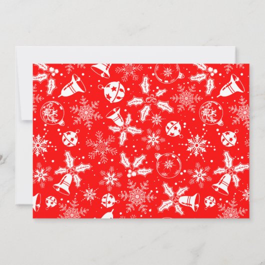 Kerstmis: Jingle en Mingle Fun Modern Winter Kaart (Achterkant)