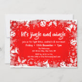 Kerstmis: Jingle en Mingle-kerstfeest Kaart (Voorkant)