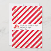 Kerstmis Jingle Mingle Marquee vakantieseizoen Kaart (Achterkant)