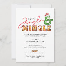 Kerstmis Jingle Mingle Marquee vakantieseizoen