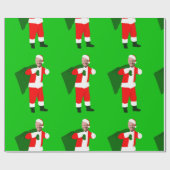 kerstmis joe biden santa cadeaupapier (Vlak)
