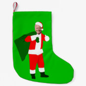 kerstmis joe biden santa kleine kerstsok (Voorkant)