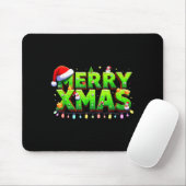 Kerstmis Jolly Creeper Pixel Art Xmas Grappige Gam Muismat (Met muis)