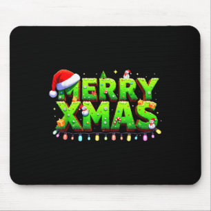 Kerstmis Jolly Creeper Pixel Art Xmas Grappige Gam Muismat