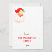 Kerstmis Jolly Sinterklaas Vrolijke Groet Feestdagenkaart (Achterkant)