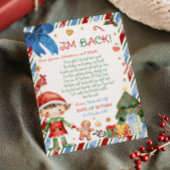 Kerstmis Jongensbrief van Elf Briefkaart