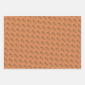Kerstmis Joy Luipaard Patroon Inpakpapier Vel (Voorkant 3)