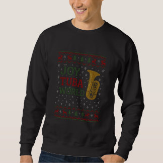 Kerstmis Joy Tuba World Grappige Muzikant Trui