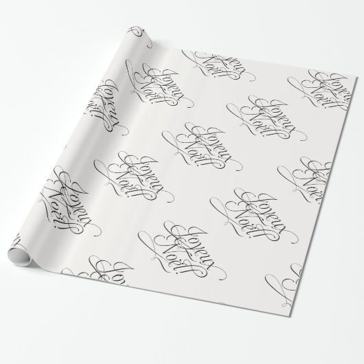 Kerstmis_Joyeux Noel_Wrapping Paper Cadeaupapier (Uitgerold)