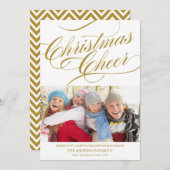 KERSTMIS JUICHT %PIPE% DE KAART VAN DE FOTO VAN DE (Voorkant / Achterkant)