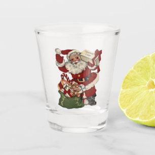 Kerstmis juicht toe shot glas