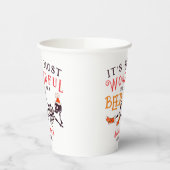 Kerstmis Juli Skelet Zomer Ween Bier Verjaardag Papieren Bekers (Links)