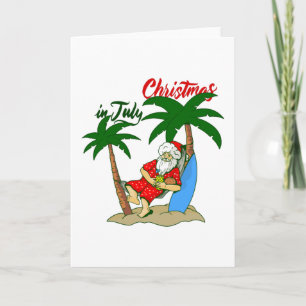 Kerstmis juli tropische kerstman