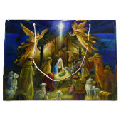 kerstmis jumbo Gift Bag Groot Cadeauzakje (Voorkant)