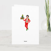 kerstmis justin trudeau feestdagen kaart (Achterkant)