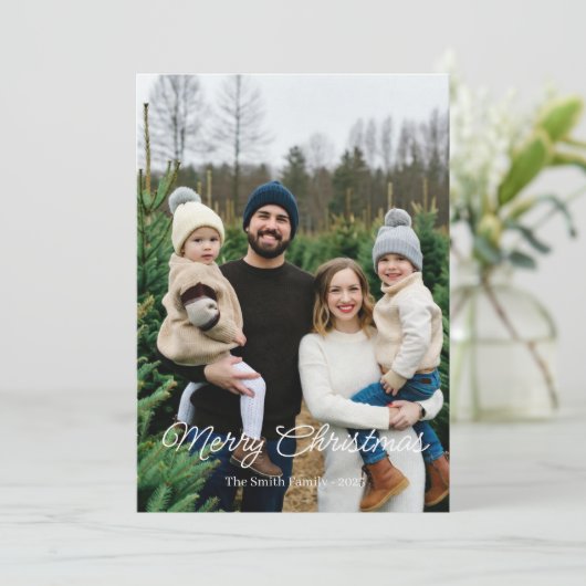 Kerstmis kaart (Staand voorkant)