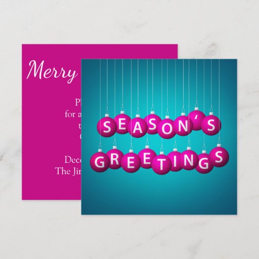 Kerstmis Kaart (Voorkant / Achterkant)