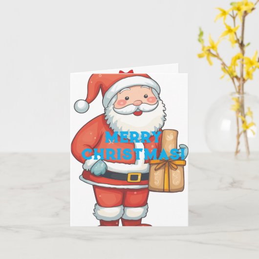 Kerstmis Kaart (Gele Bloem)