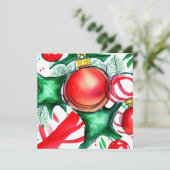 Kerstmis Kaart (Staand voorkant)