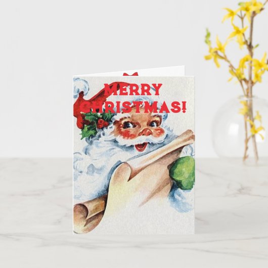 Kerstmis Kaart (Gele Bloem)