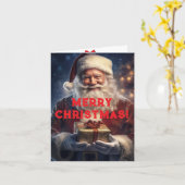 Kerstmis Kaart (Gele Bloem)