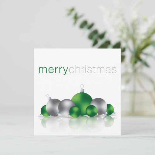 Kerstmis Kaart (Staand voorkant)