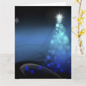 Kerstmis Kaart (Gele Bloem)