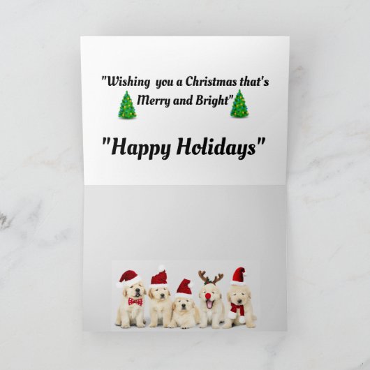 Kerstmis Kaart (Binnen)