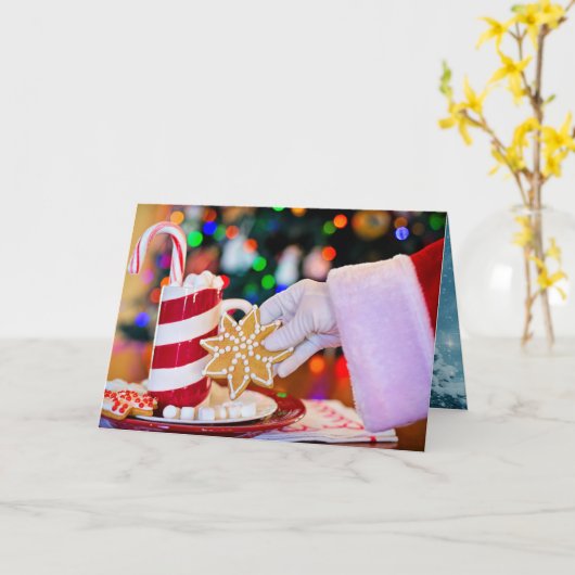 Kerstmis Kaart (Gele Bloem)