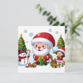 Kerstmis Kaart (Staand voorkant)