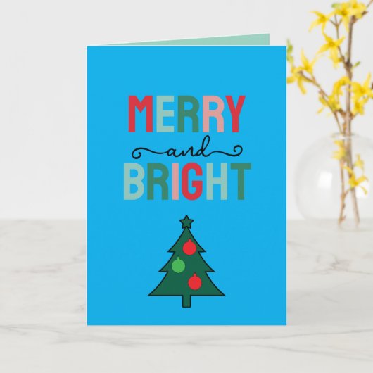 Kerstmis Kaart (Gele Bloem)