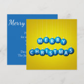 Kerstmis Kaart (Voorkant / Achterkant)