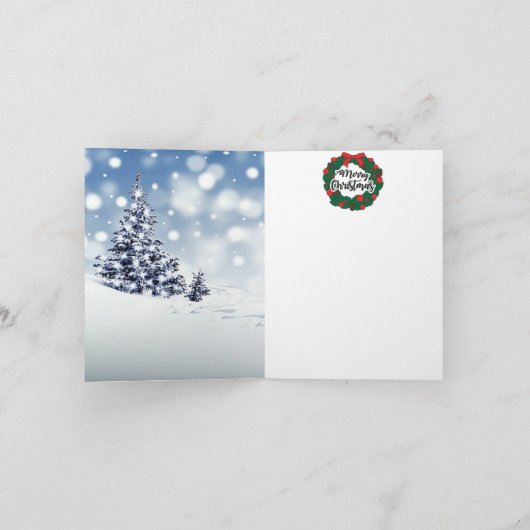 Kerstmis Kaart (Binnen)