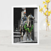 Kerstmis Kaart (Gele Bloem)