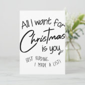 Kerstmis Kaart (Staand voorkant)