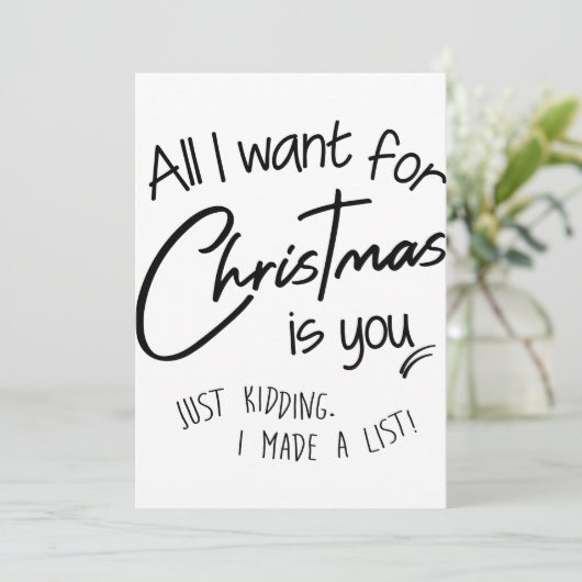 Kerstmis Kaart (Staand voorkant)