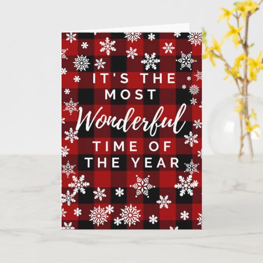 Kerstmis Kaart (Gele Bloem)