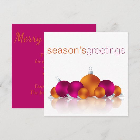 Kerstmis Kaart (Voorkant / Achterkant)