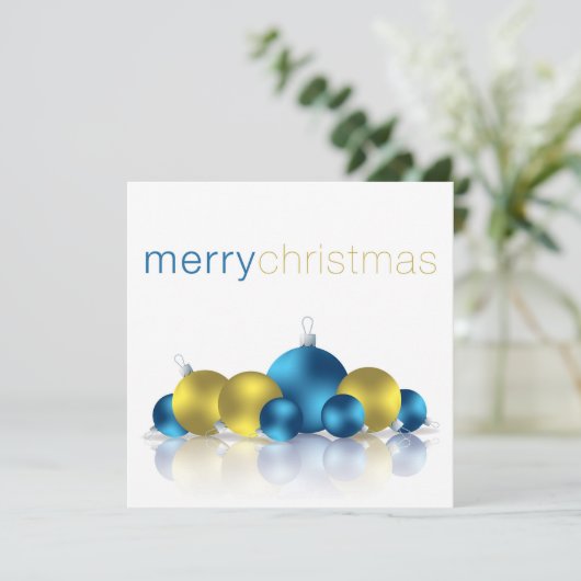 Kerstmis Kaart (Staand voorkant)